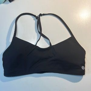 lululemon sports bra blk size 6